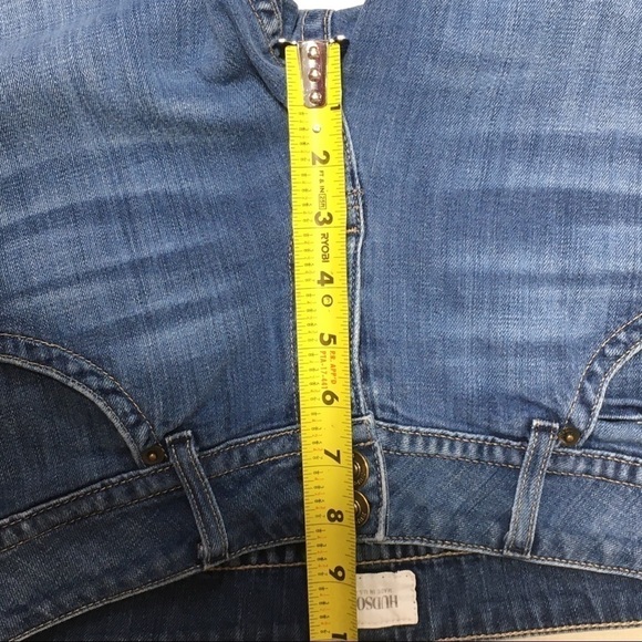 Hudson Jeans Bootcut Crop Ankle Blue Distressed Denim 29 - Picture 9 of 12